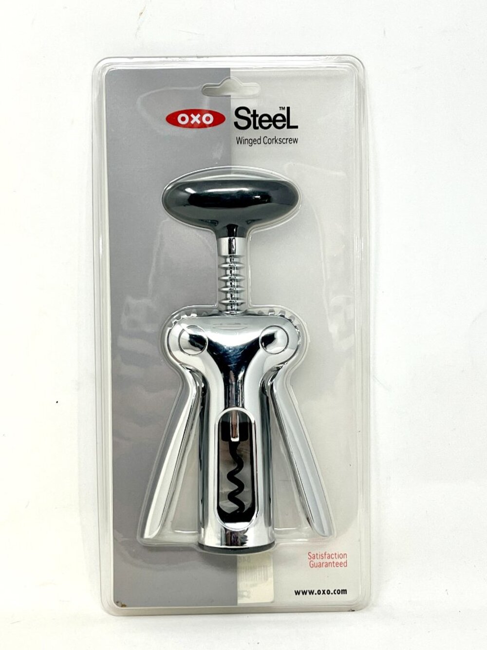 NEW ~ OXO SteeL Winged Corkscrew 1058011 Stainless Steel Good Grips